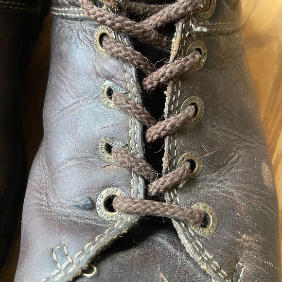 DR DOC MARTENS BROWN LEATHER CHUNKY LOW BOOTS MENS SIZE 13 main image 7